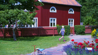 Hus från Astrid Lindgrens värld.